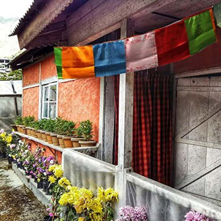 Windhorse outdoor prayer flags — view 5