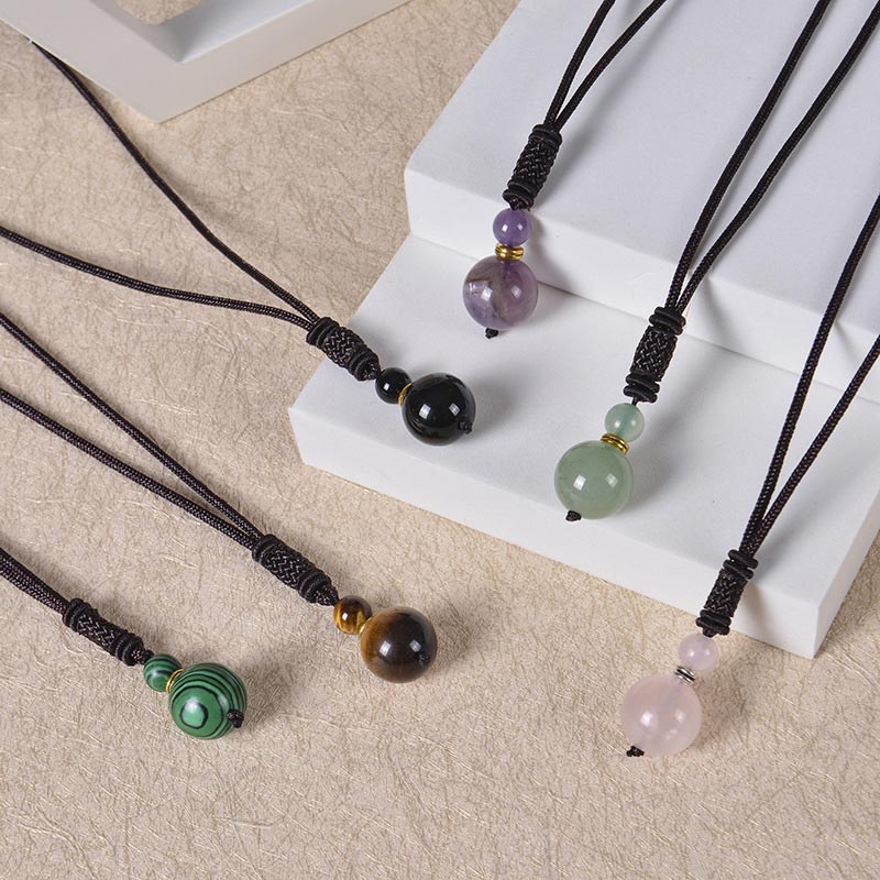 Buddha Stones Tibetan Jade Harmony Necklace Necklace BS 15
