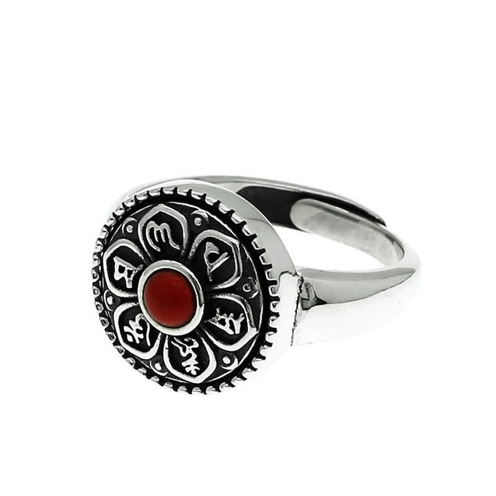 Tibetan mantra rotatable ring — view 9