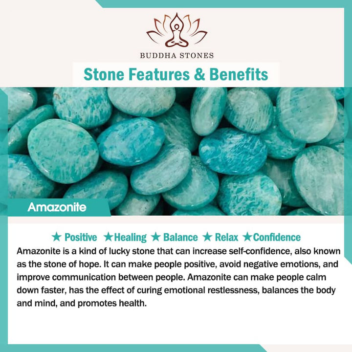 Tibetan amazonite lotus mala — view 6