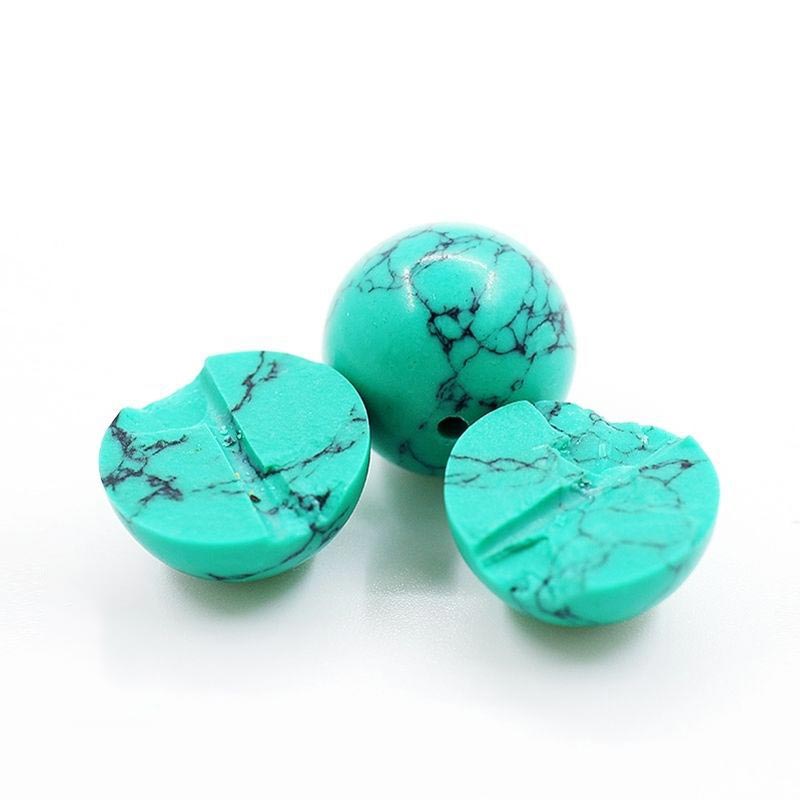 Tibetan Turquoise Mala Necklace — view 7