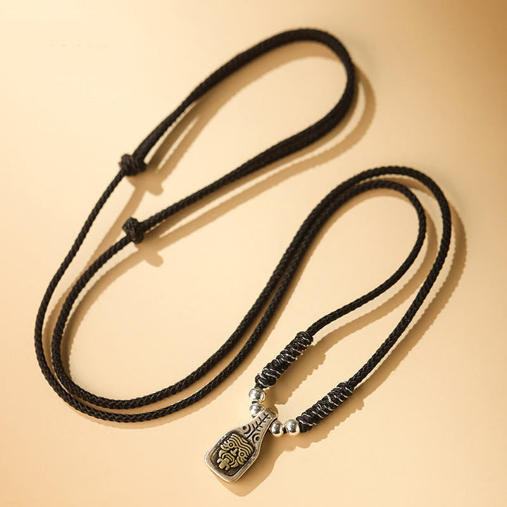 925 sterling silver Zakiram rope pendant — view 7
