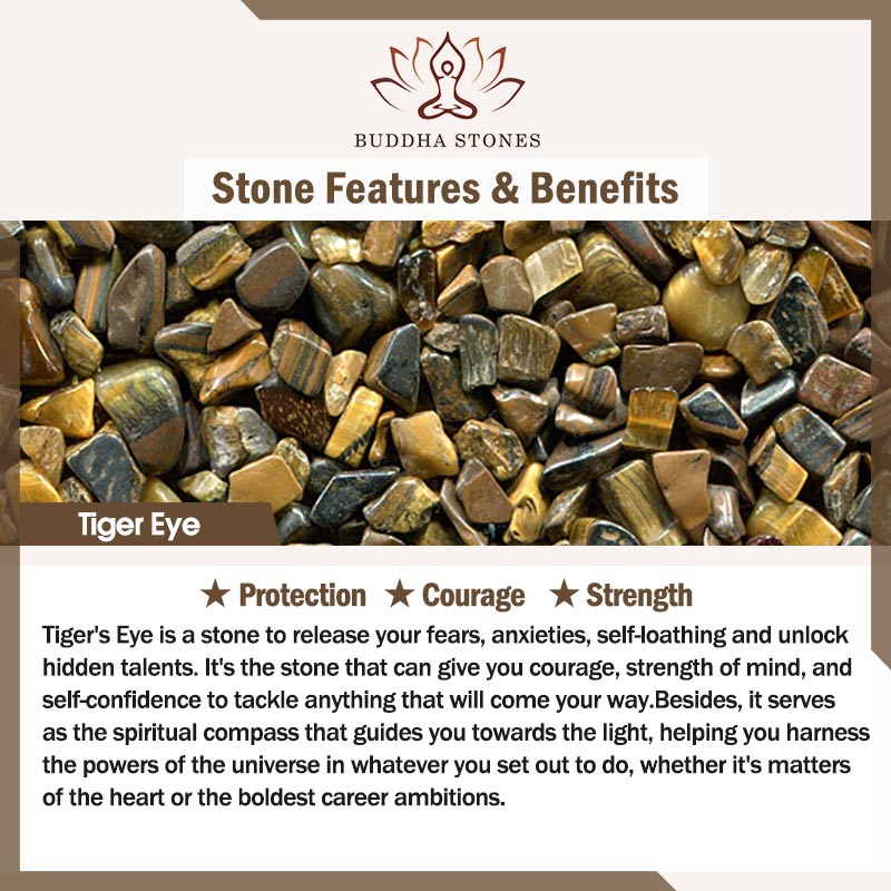 Buddha Stones Tibetan 108 Natural Tiger Eye Gemstone Beads Prayer Mala Bracelet Necklace Bracelet BS 5