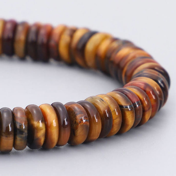 Tiger eye mantra bracelet — view 6