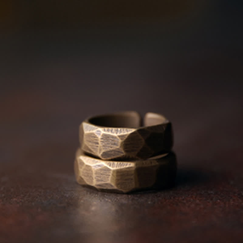 Tibetan simple copper ring — view 15
