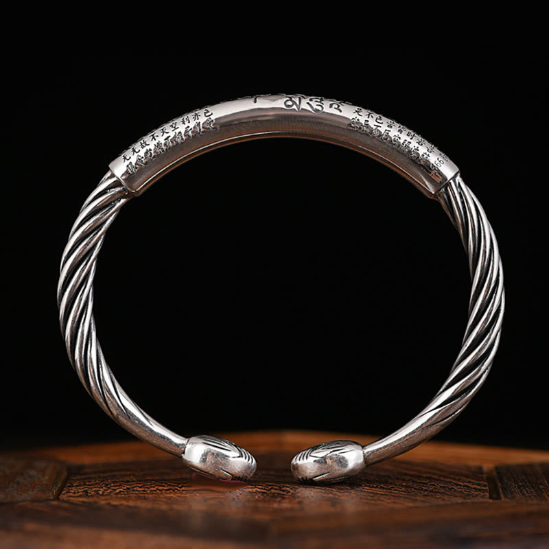 Om Mani Padme Hum copper cuff bracelet — view 8