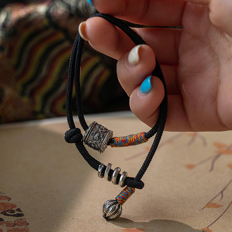 Tibetan mantra double-wrap bracelet — view 12