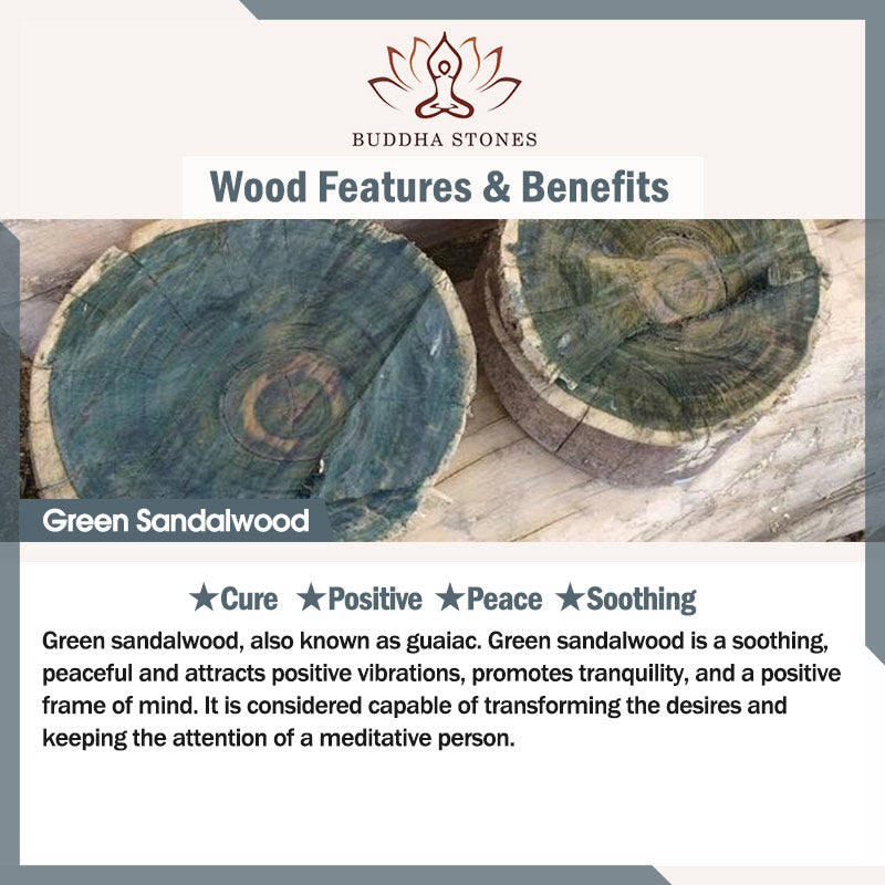 Green sandalwood and rosewood lotus pendant — view 20