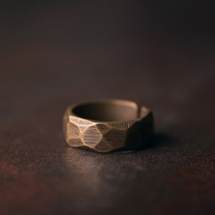 Tibetan simple copper ring — view 14