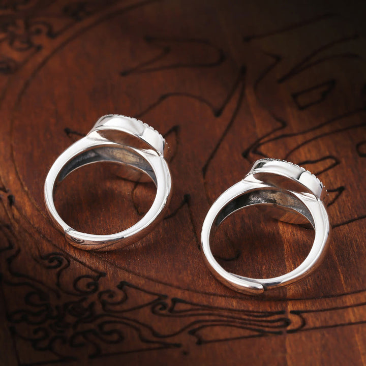 Tibetan mantra rotatable ring — view 20