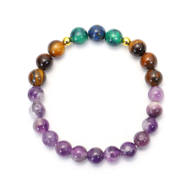 Tibetan Amethyst Mala Bracelet Set — view 10