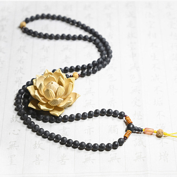 Buddha Stones Tibetan Mala Cypress Bodhi Seed Red Agate Healing Bracelet Mala Bracelet BS 1