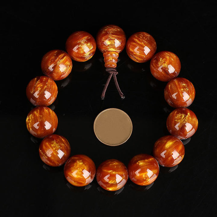 Golden Sea Willow Mala Bracelet — product view 3
