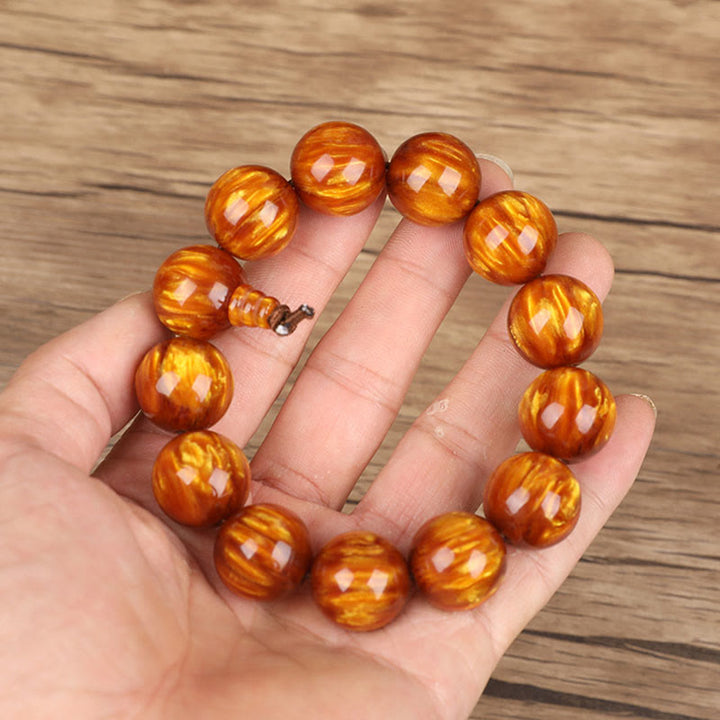 Golden Sea Willow Mala Bracelet — product view 4