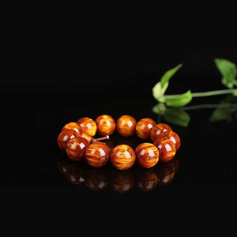Golden Sea Willow Mala Bracelet — product view 5