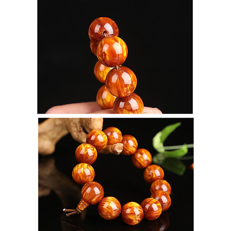 Golden Sea Willow Mala Bracelet — product view 6