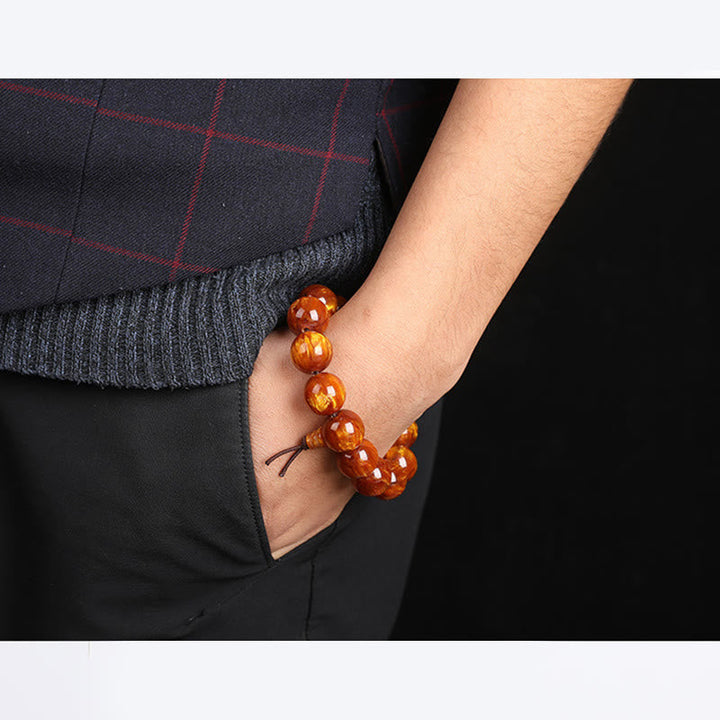 Golden Sea Willow Mala Bracelet — product view 7