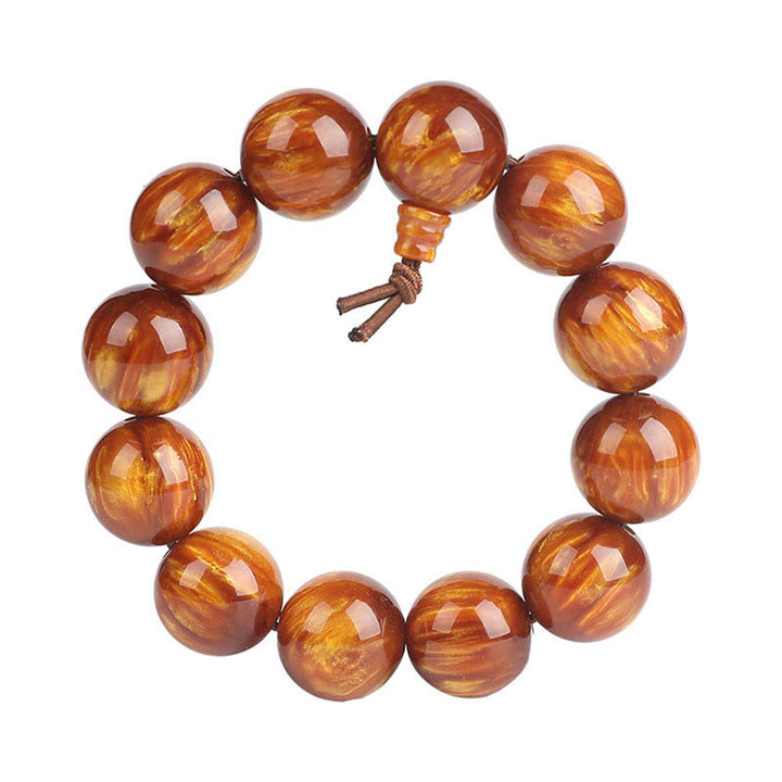 Golden Sea Willow Mala Bracelet — product view 9