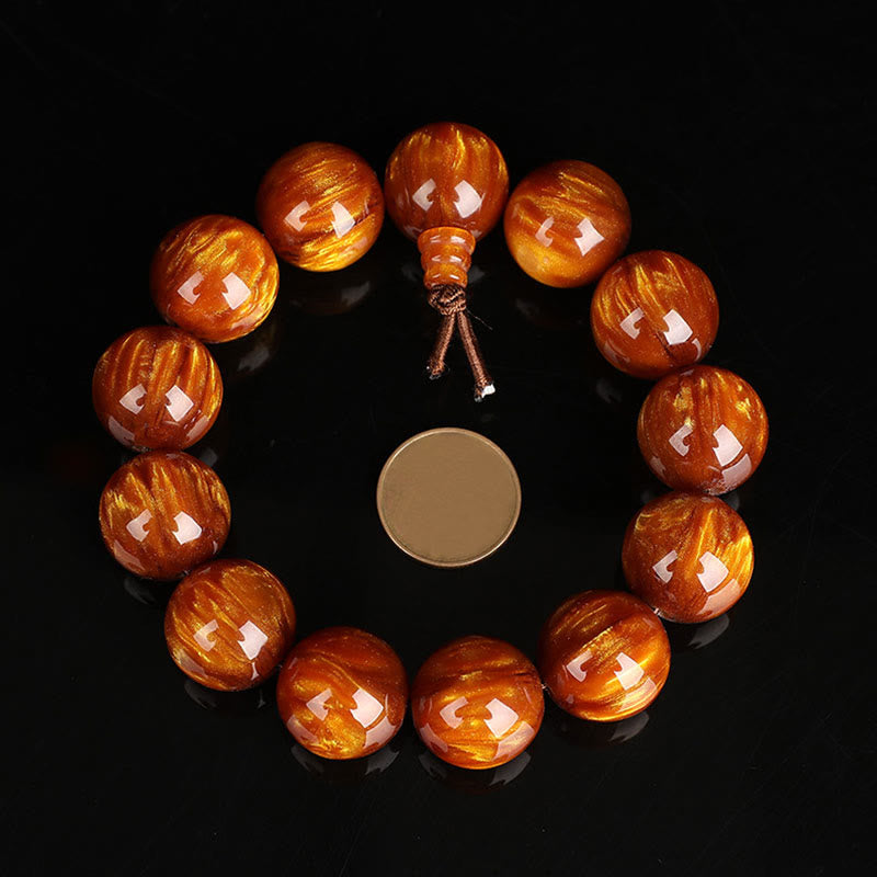 Golden Sea Willow Mala Bracelet — product view 10