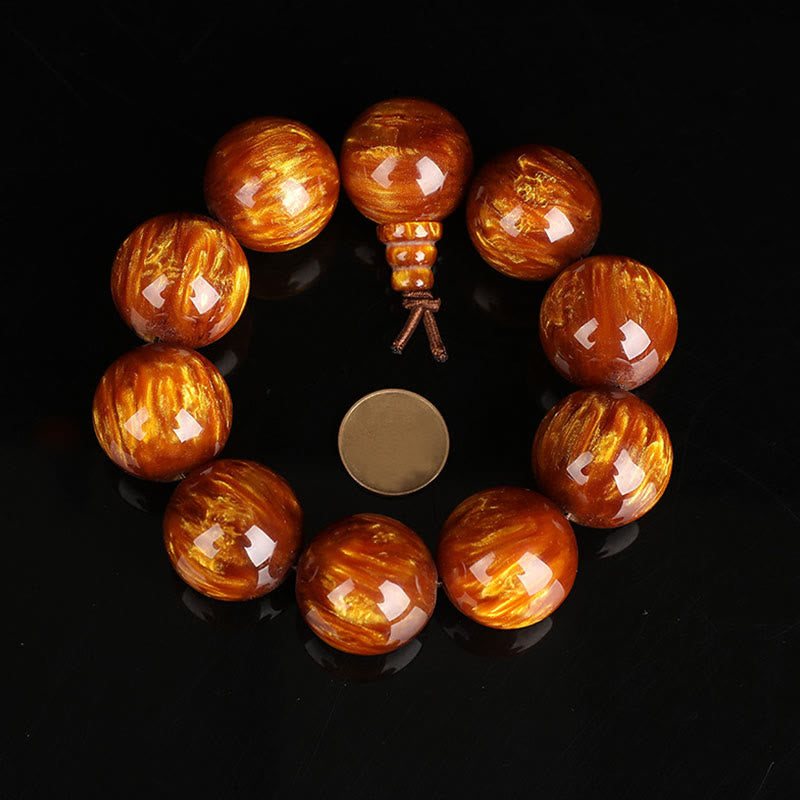 Golden Sea Willow Mala Bracelet — product view 12