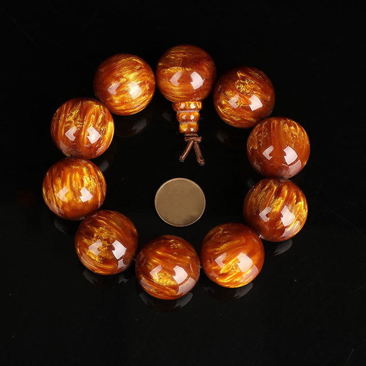 Golden Sea Willow Mala Bracelet — product view 12