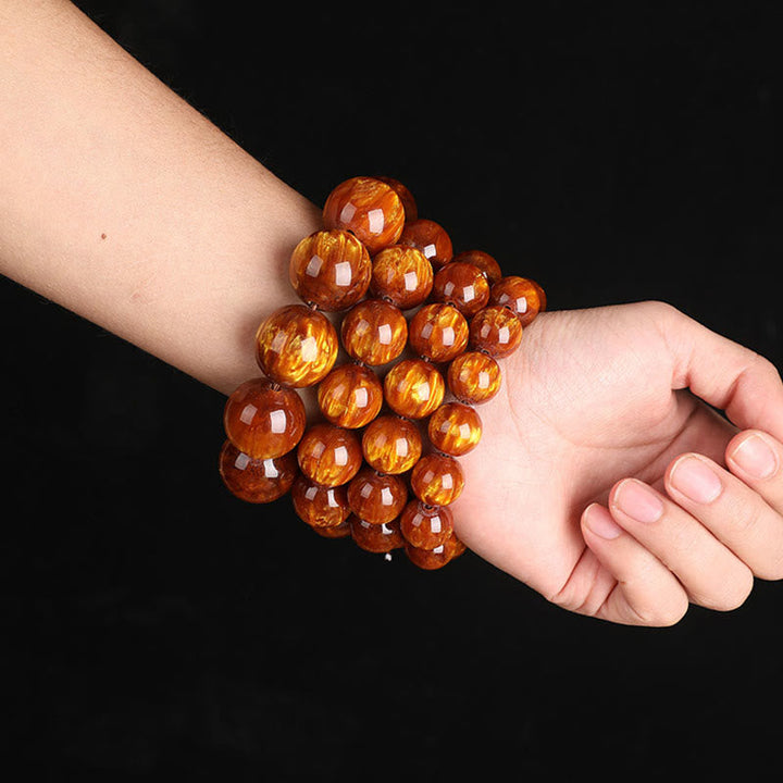 Golden Sea Willow Mala Bracelet — product view 13