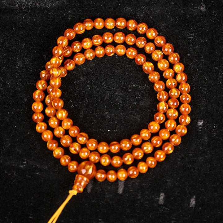 Golden Sea Willow Mala Bracelet — product view 14