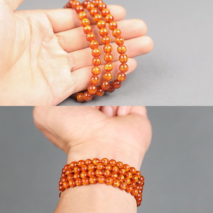 Golden Sea Willow Mala Bracelet — product view 17