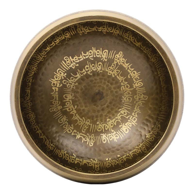 Scripture-Pattern Copper Singing Bowl Set — product view 14