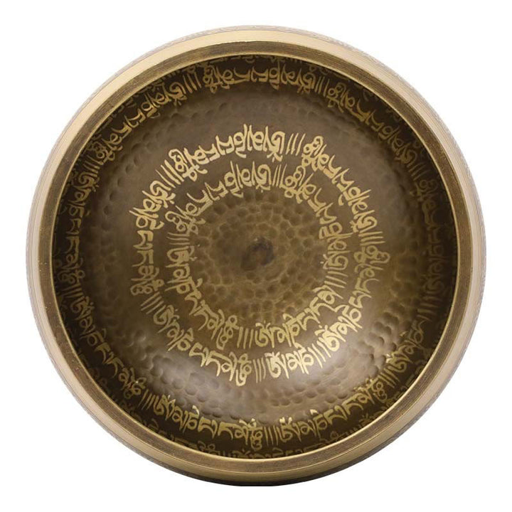 Scripture-Pattern Copper Singing Bowl Set — product view 14
