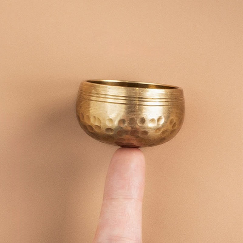 Mini Brass Singing Bowl Set – 1.57 in — main product view