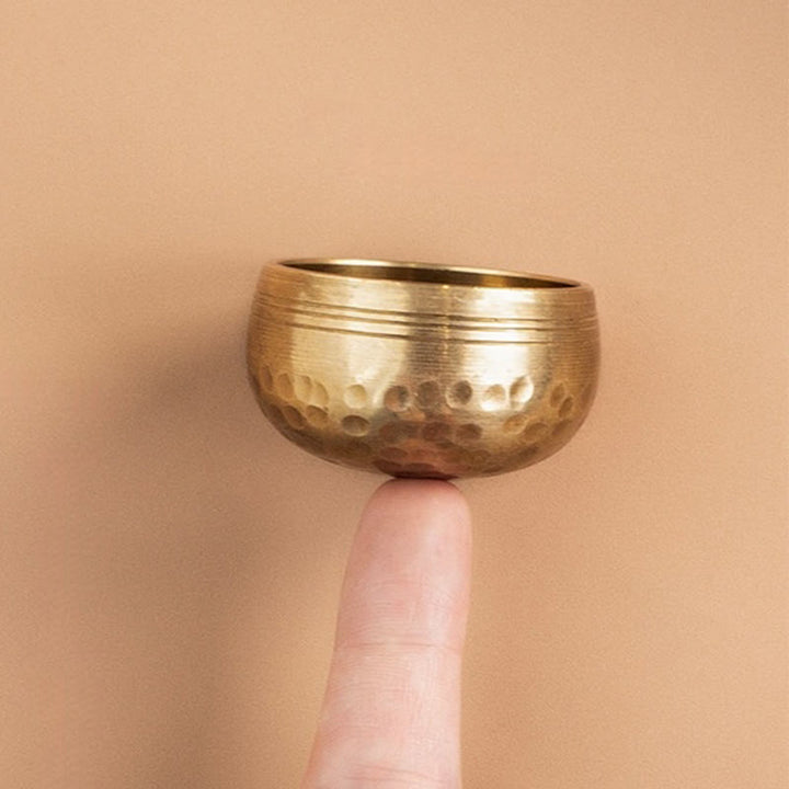 Mini Brass Singing Bowl Set – 1.57 in — main product view