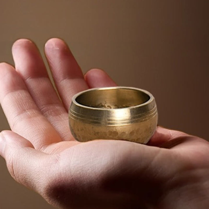Mini Brass Singing Bowl Set – 1.57 in — product view 3