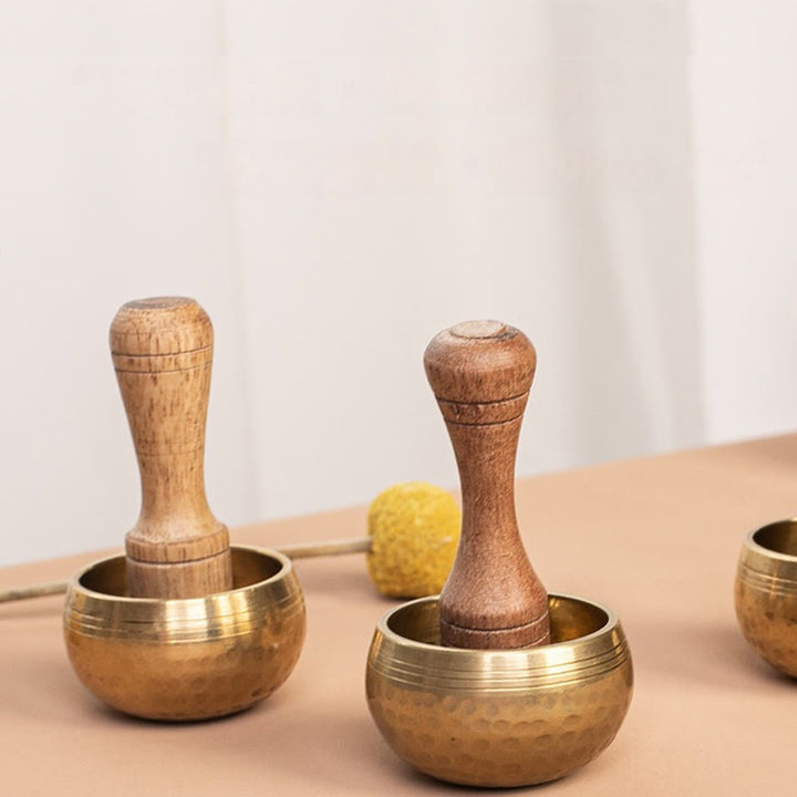 Mini Brass Singing Bowl Set – 1.57 in — product view 6