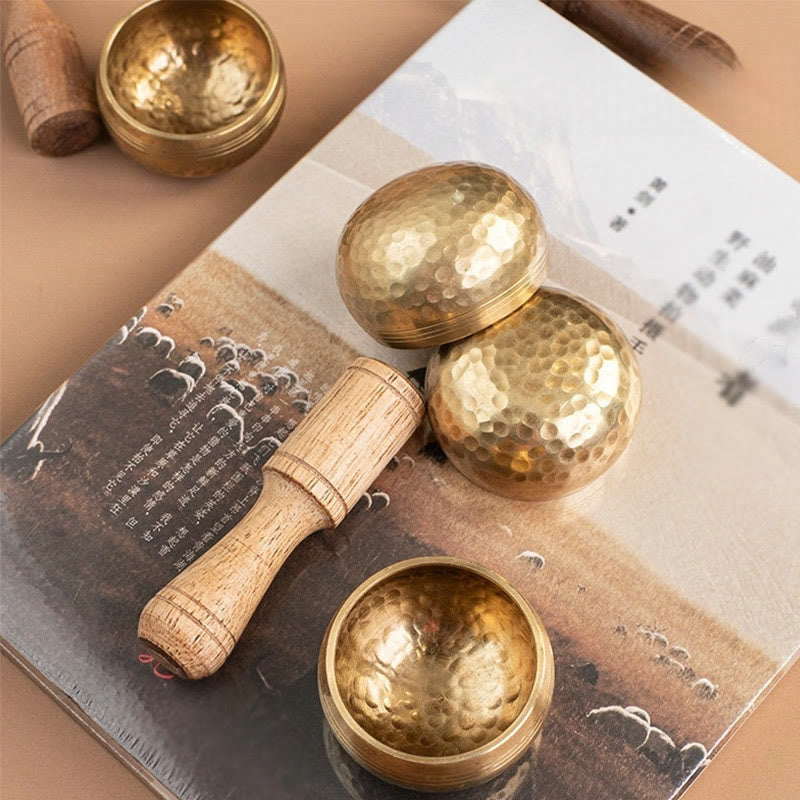 Mini Brass Singing Bowl Set – 1.57 in — product view 7