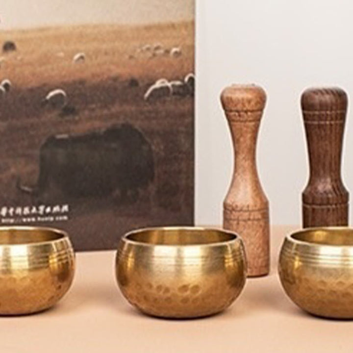Mini Brass Singing Bowl Set – 1.57 in — product view 13