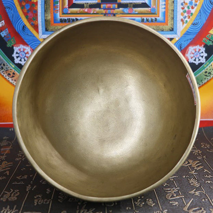 Nepal-Style Simple Golden Copper Singing Bowl Set — product view 14