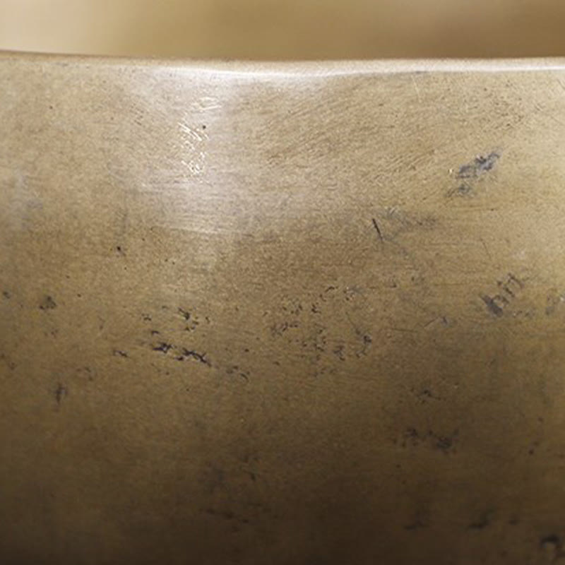Nepal-Style Simple Golden Copper Singing Bowl Set — product view 21