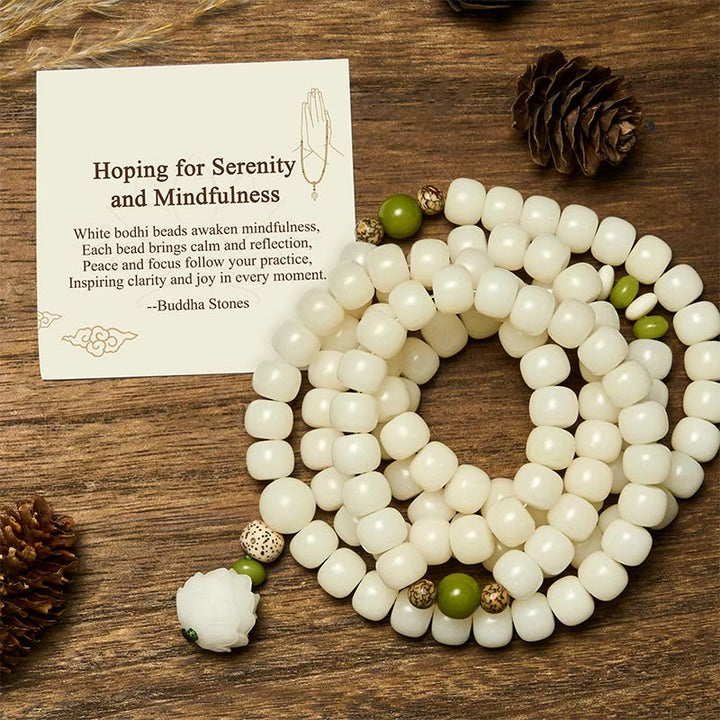 Mindfulness Bodhi Lotus Mala — product view 3