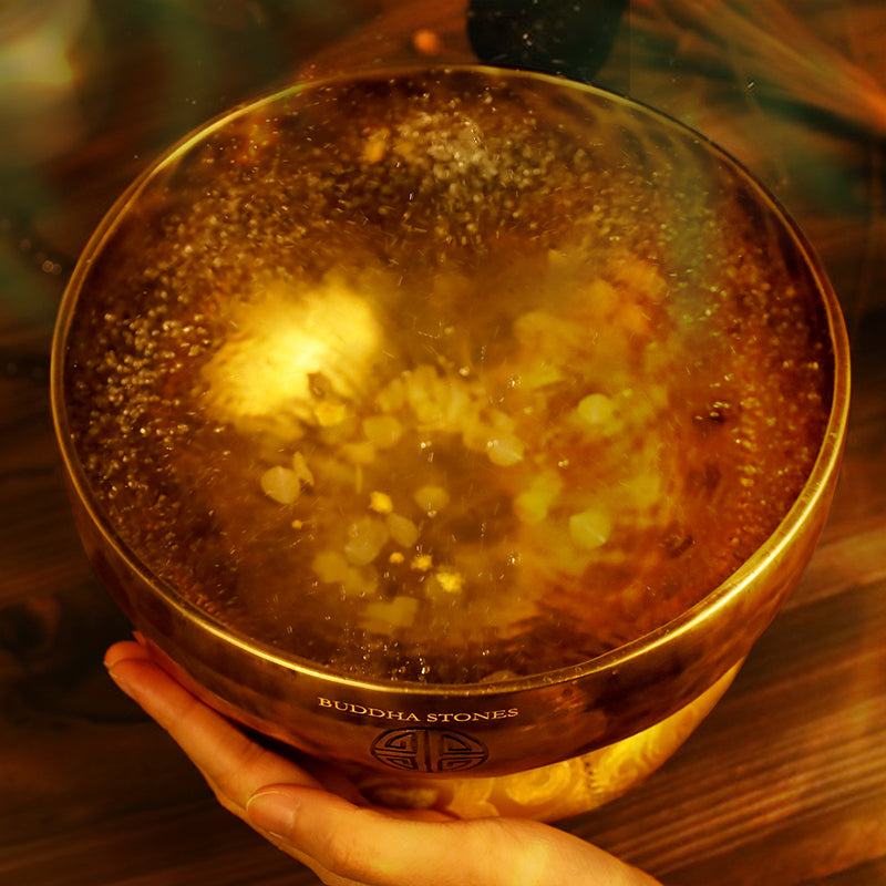 Lunar Rainbow Full Moon Copper Singing Bowl Set — product view 2