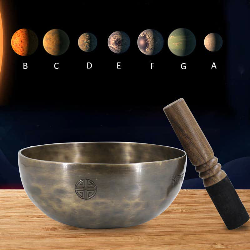 Lunar Rainbow Full Moon Copper Singing Bowl Set — product view 3
