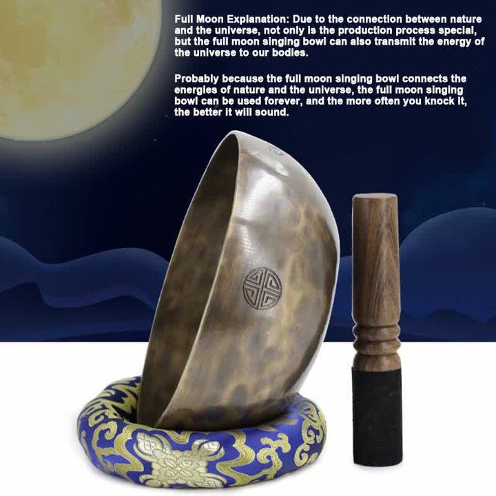 Lunar Rainbow Full Moon Copper Singing Bowl Set — product view 5