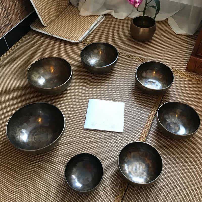 Lunar Rainbow Full Moon Copper Singing Bowl Set — product view 15