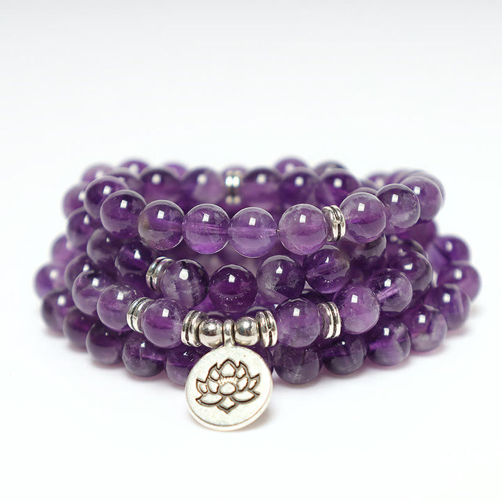 Amethyst Mala Bracelet — main product view