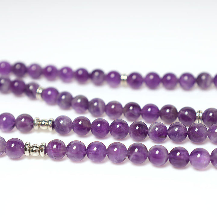 Amethyst Mala Bracelet — product view 10