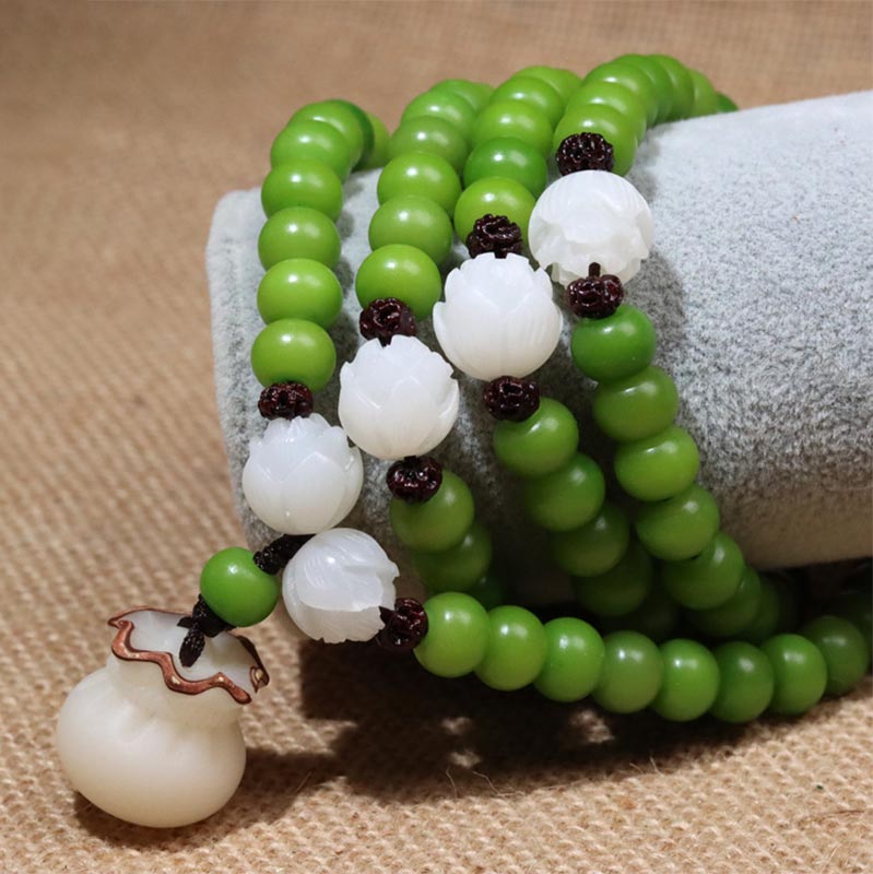 Bodhi Seed 108-Bead Mala Bracelet — product view 2