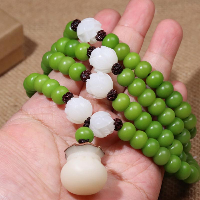 Bodhi Seed 108-Bead Mala Bracelet — product view 4