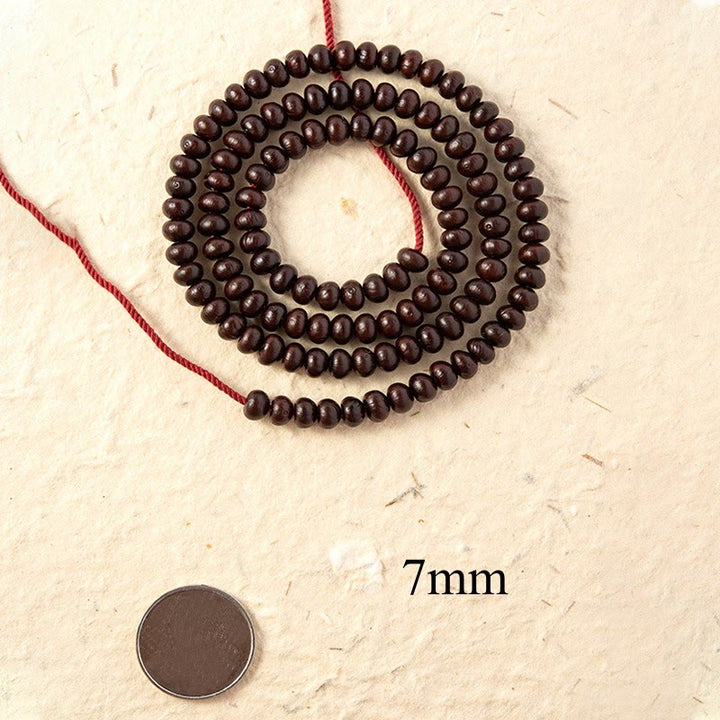 Tibetan Purple Bodhi Seed 108-Bead Mala Bracelet — product view 8