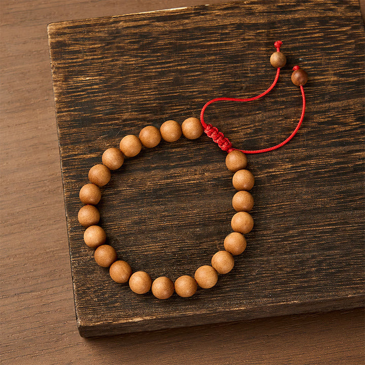 Sandalwood Tibetan Sandalwood Beads Wrist Mala — main product view