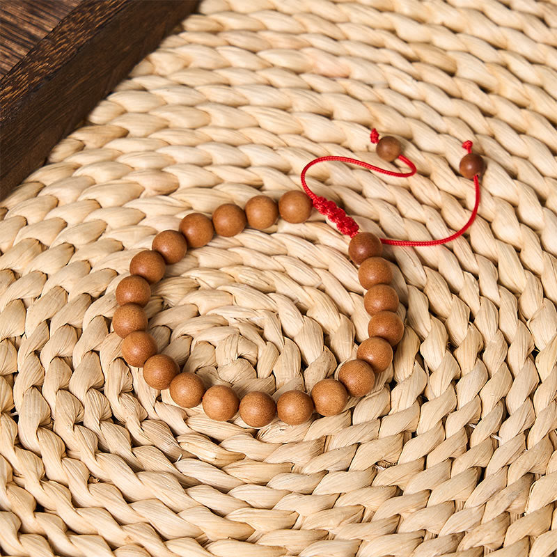 Sandalwood Tibetan Sandalwood Beads Wrist Mala — product view 2